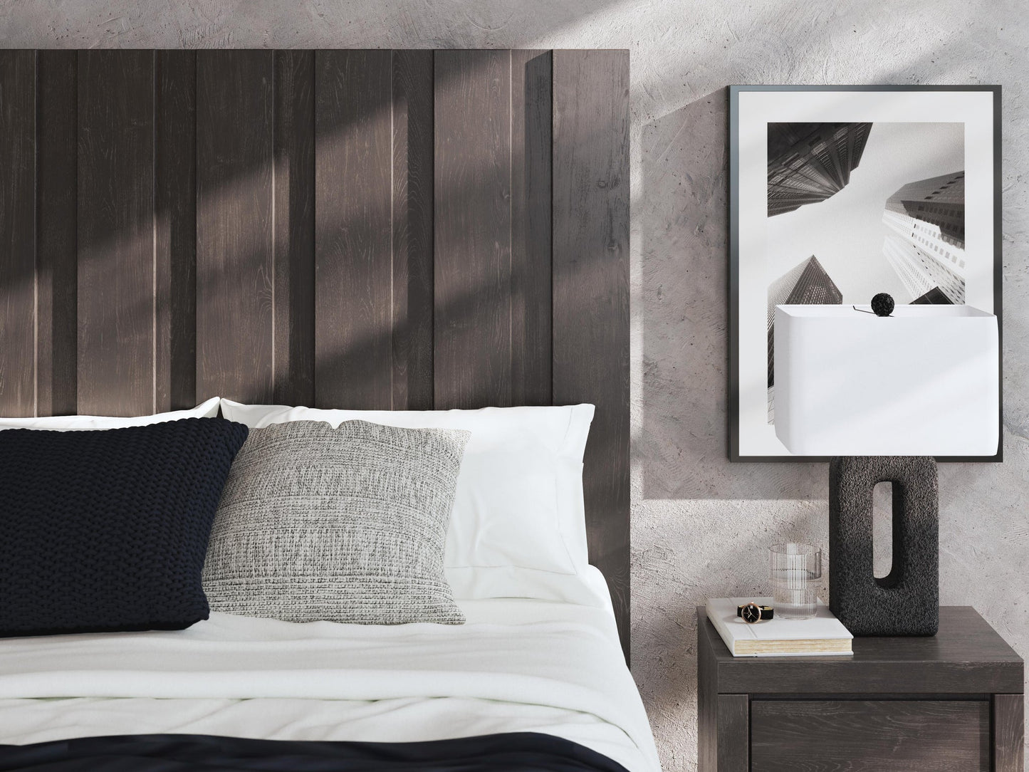 Fraluna  Panel Bed, Dresser, Mirror And Nightstand