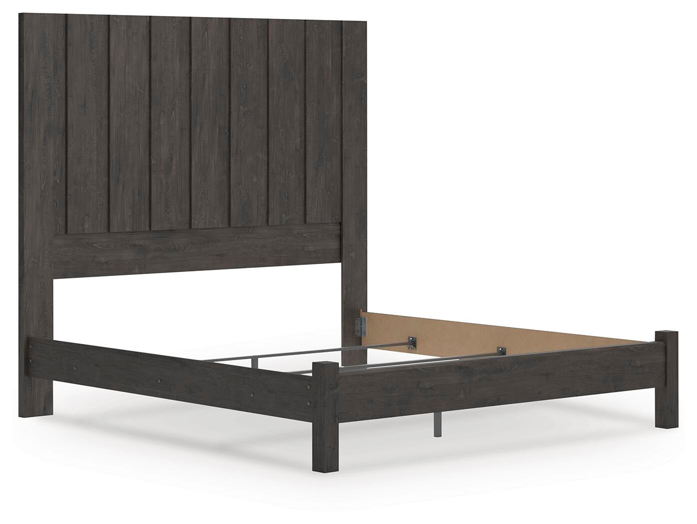 Fraluna  Panel Bed, Dresser, Mirror, Chest And Nightstand