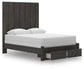 Fraluna  Panel Storage Bed, Dresser And Mirror