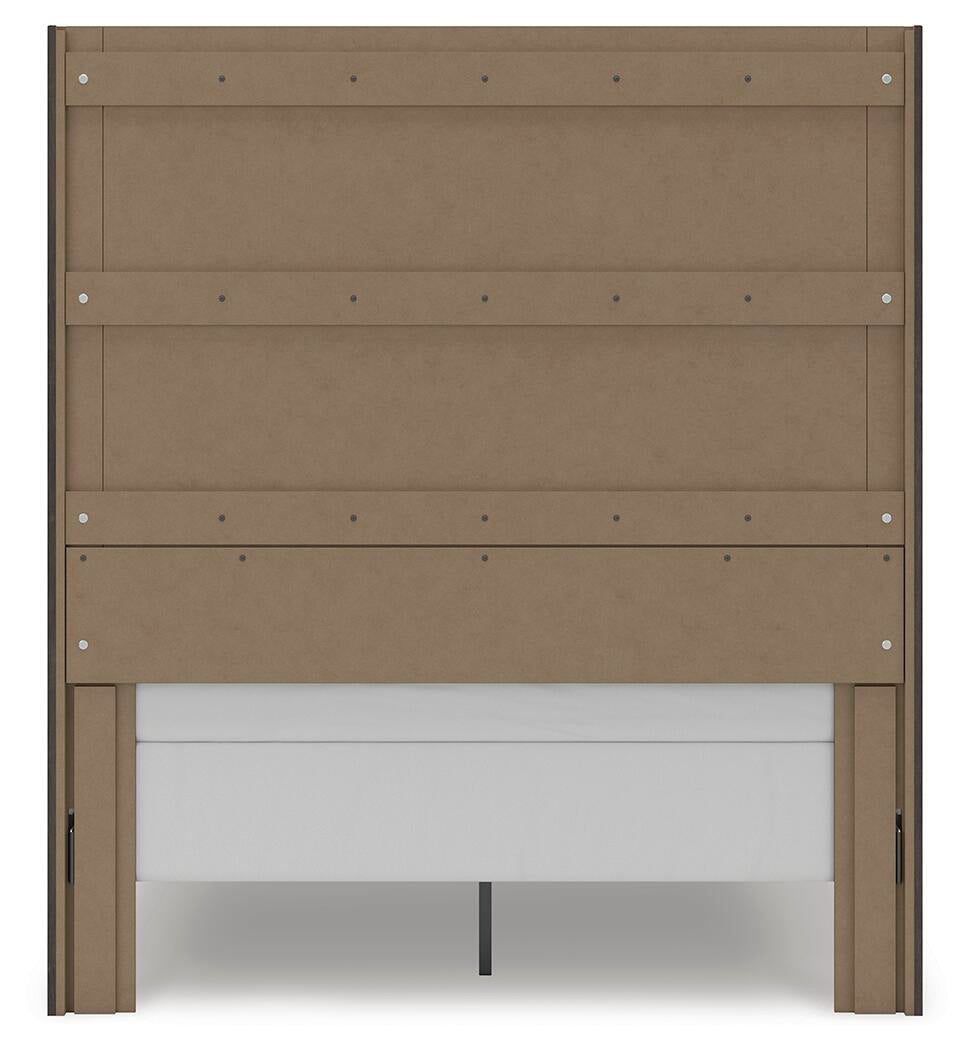 Fraluna  Panel Storage Bed, Dresser And Mirror