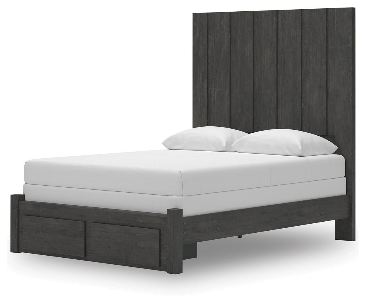 Fraluna  Panel Storage Bed, Dresser And Mirror
