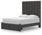 Fraluna  Panel Storage Bed, Dresser And Mirror