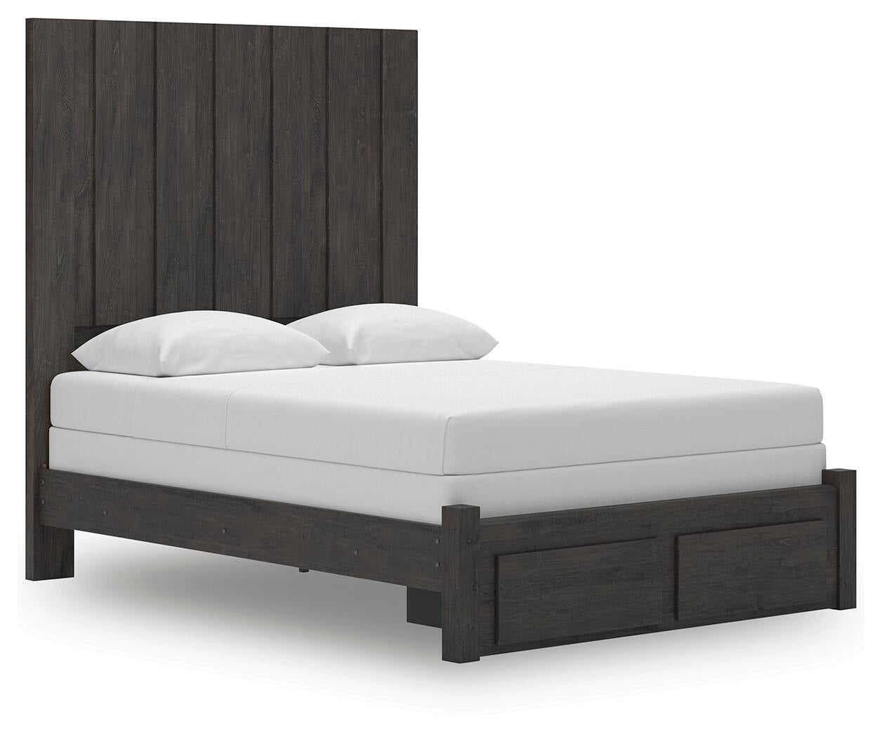 Fraluna  Panel Storage Bed, Dresser, Mirror And Nightstand