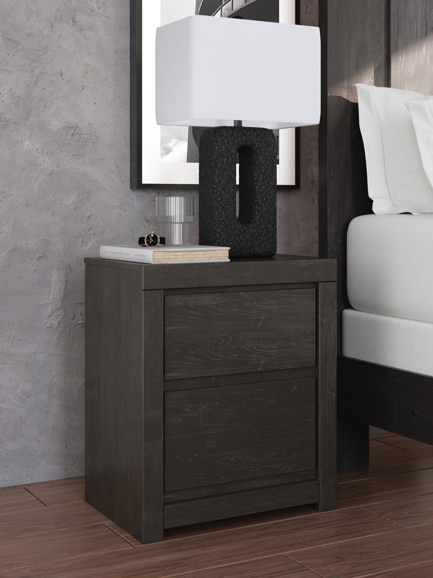 Fraluna  Panel Storage Bed, Dresser, Mirror And Nightstand