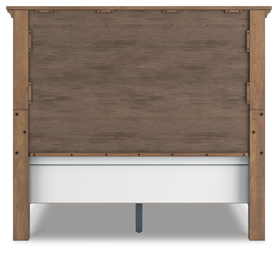 Feddinger  Panel Bed With Mirrored Dresser, Chest And Nightstand