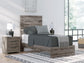 Graystorm  Panel Bed, Dresser, Mirror, Chest And Nightstand