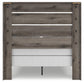 Graystorm  Panel Bed, Dresser, Mirror And Nightstand