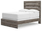 Graystorm  Panel Bed, Dresser, Mirror And Nightstand