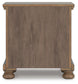 Feddinger  Storage Sleigh Bed With Mirrored Dresser And Nightstand