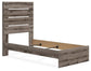 Graystorm  Panel Bed, Dresser, Mirror And Nightstand