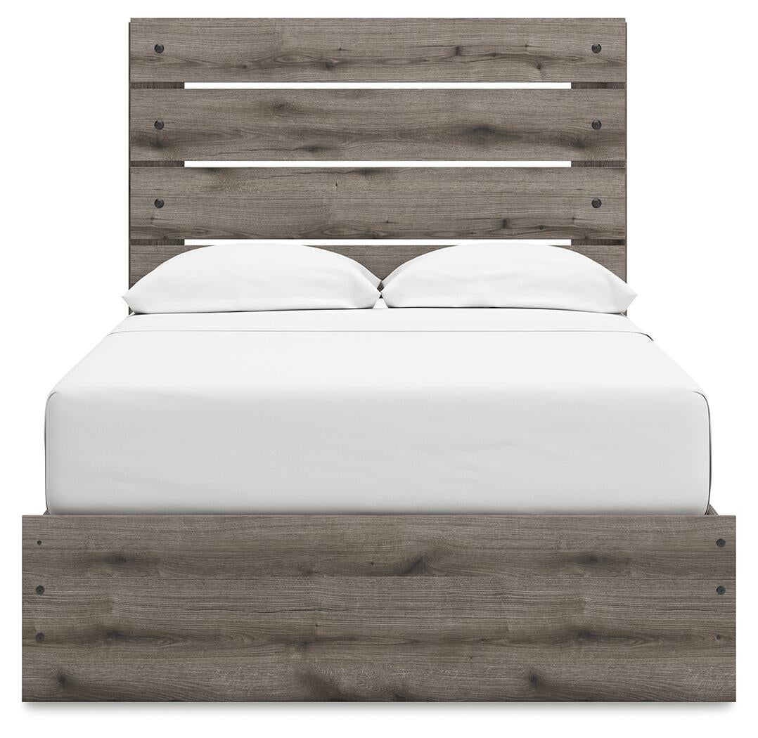Graystorm  Panel Storage Bed, Dresser And Mirror