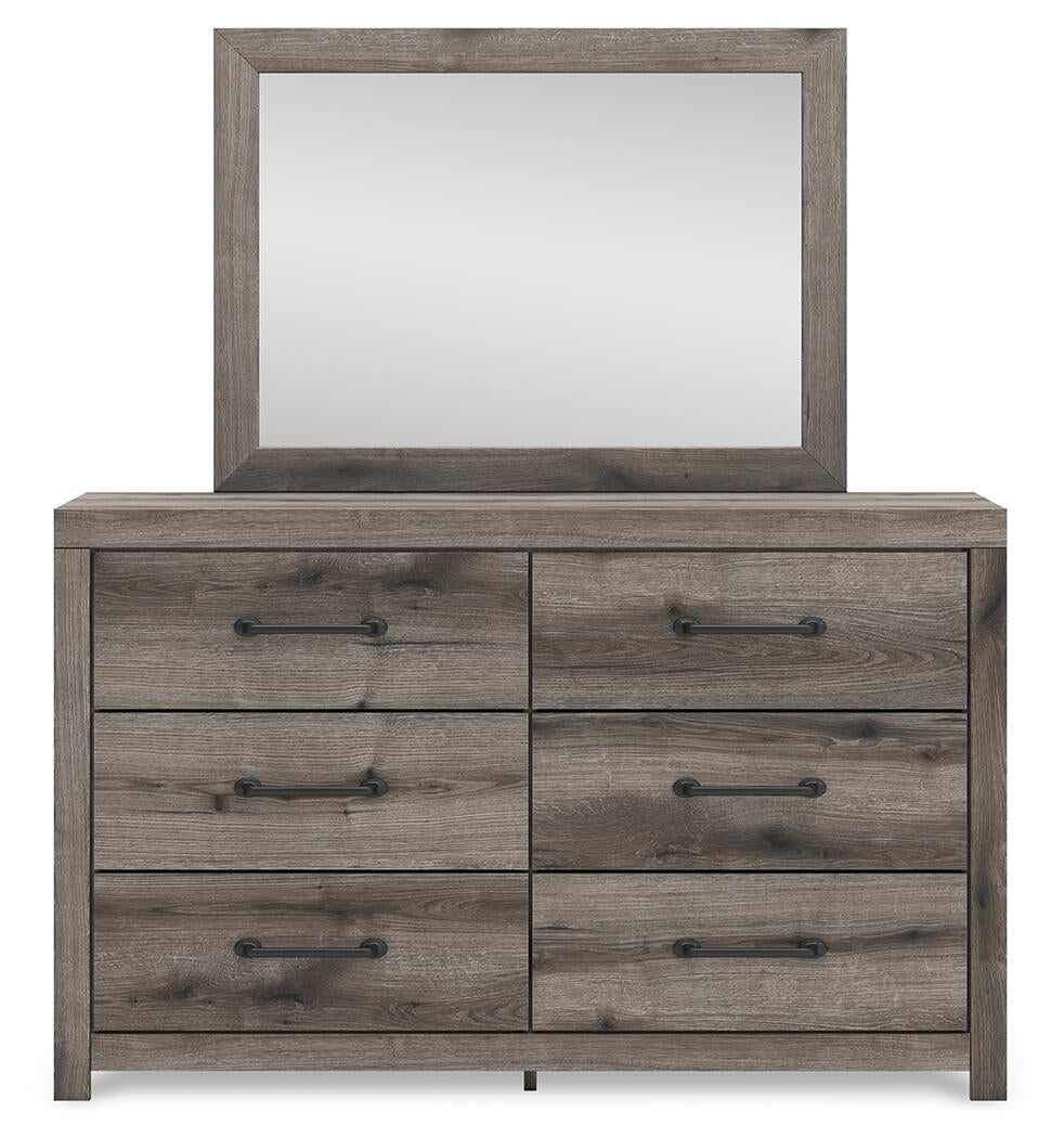 Graystorm  Panel Storage Bed, Dresser, Mirror, Chest And Nightstand
