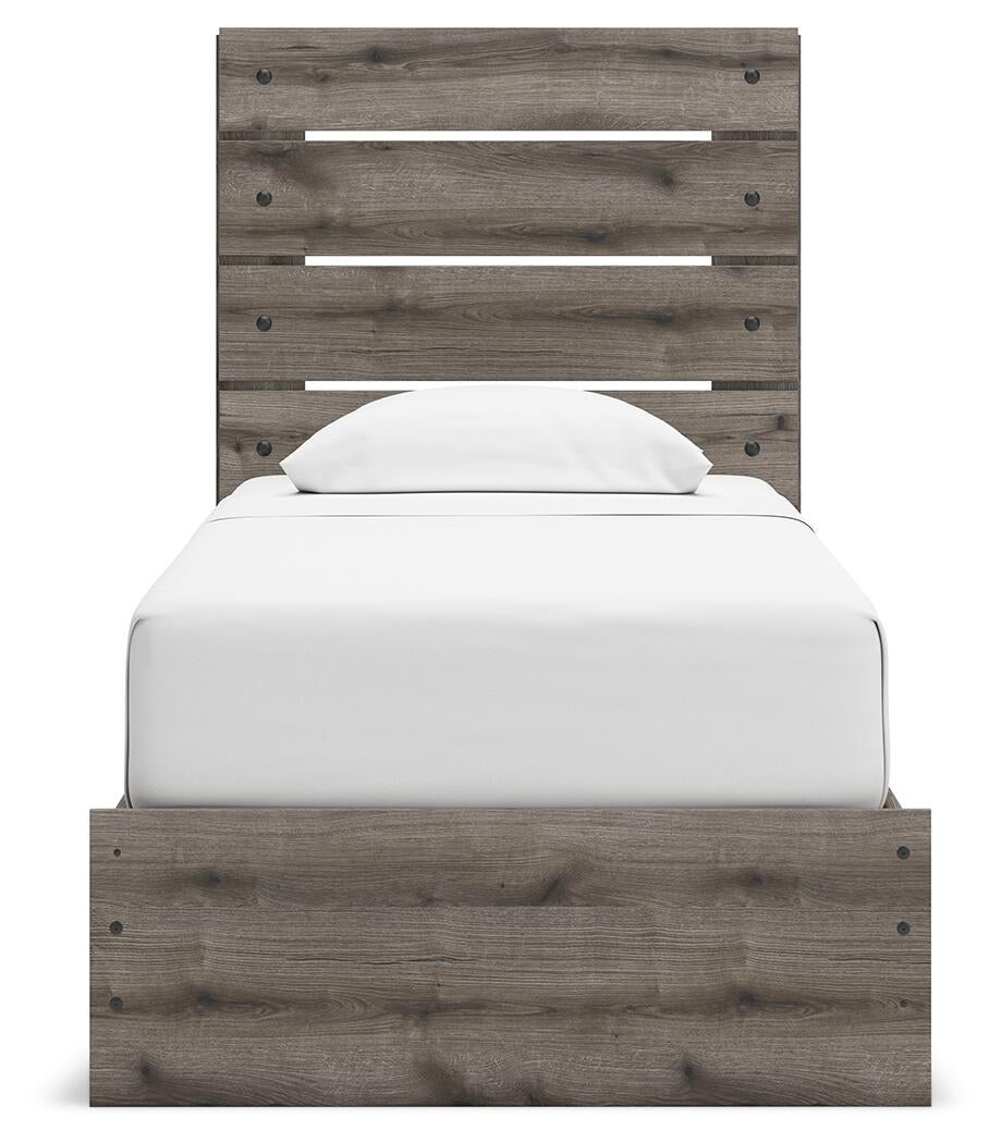 Graystorm  Panel Storage Bed, Dresser, Mirror, Chest And Nightstand