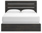 Hollivern  Panel Bed, Dresser, Mirror, Chest And Nightstand