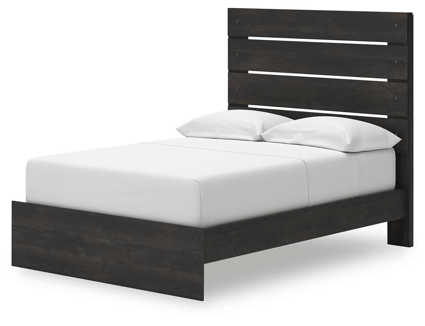 Hollivern  Panel Storage Bed, Dresser, Mirror And Nightstand