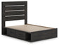 Hollivern  Panel Storage Bed, Dresser, Mirror And Nightstand