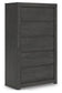 Fraluna  Panel Bed, Dresser, Mirror, Chest And Nightstand