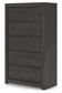 Fraluna  Panel Bed, Dresser, Mirror, Chest And Nightstand