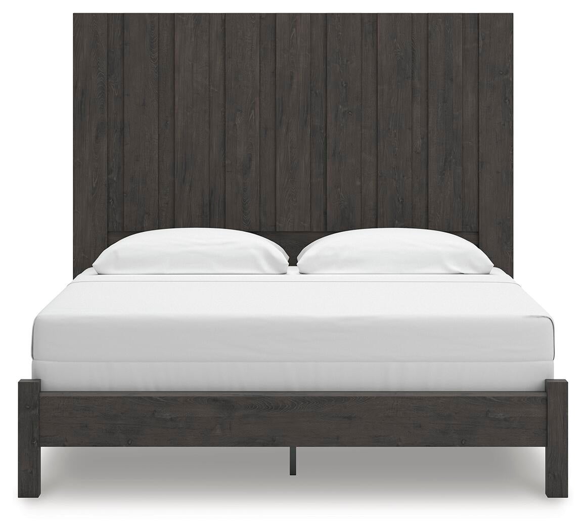 Fraluna  Panel Bed, Dresser And Mirror