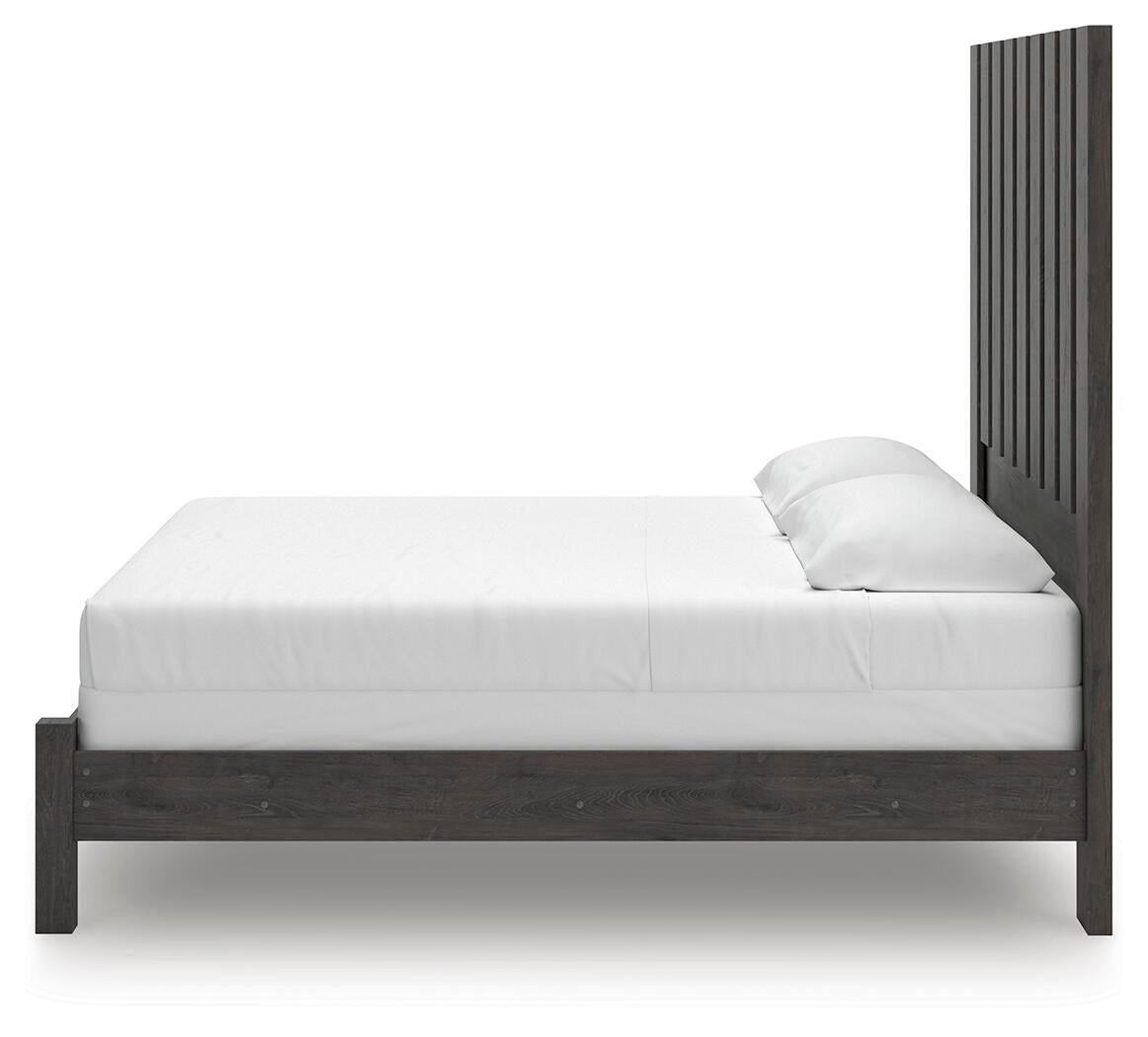 Fraluna  Panel Bed, Dresser And Mirror