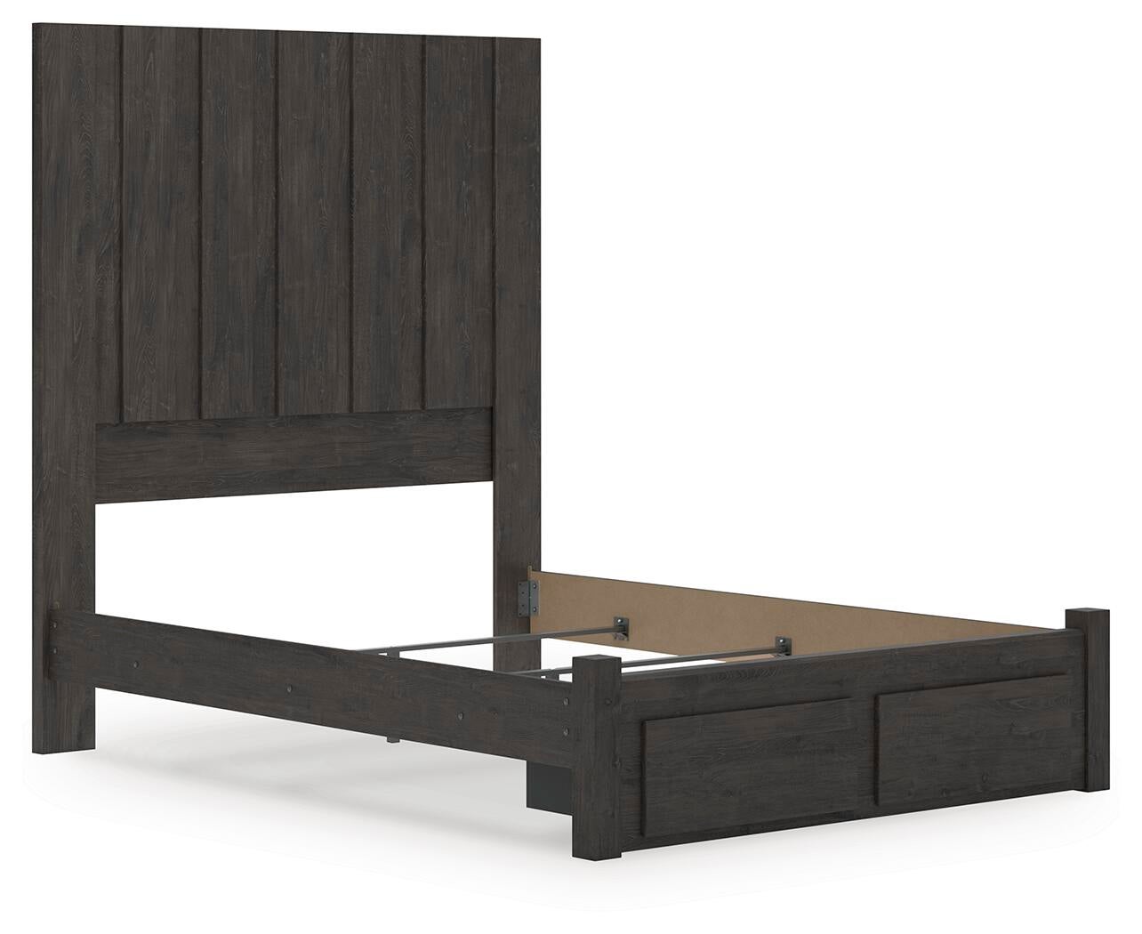 Fraluna  Panel Storage Bed, Dresser, Mirror, Chest And Nightstand