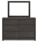 Fraluna  Panel Storage Bed, Dresser, Mirror And Nightstand