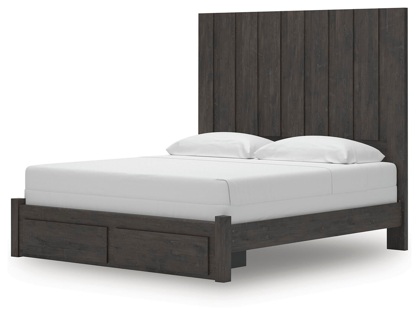Fraluna  Panel Storage Bed, Dresser, Mirror And Nightstand