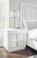 Chalanna California  Upholstered Storage Bed, Dresser, Mirror And Nightstand