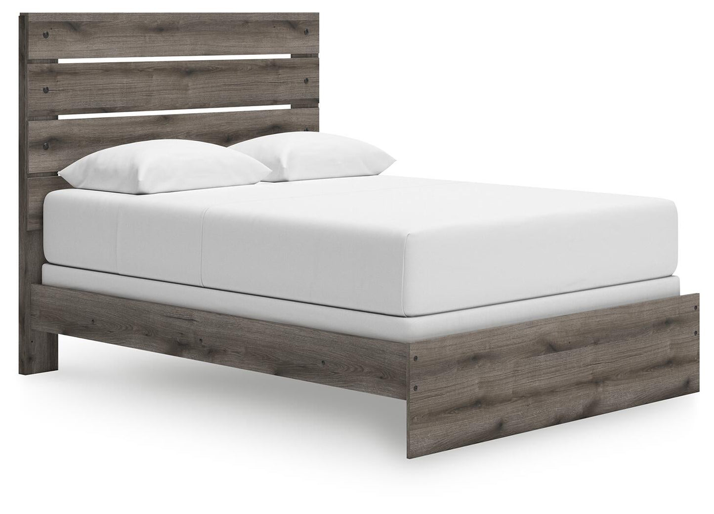 Graystorm  Panel Bed, Dresser And Mirror