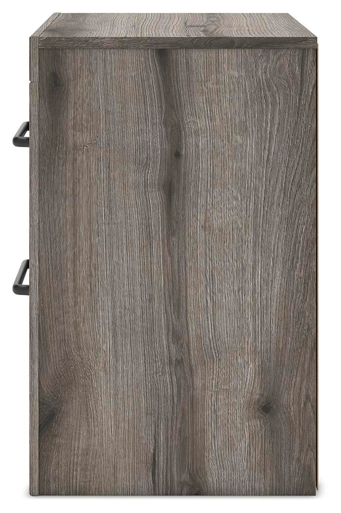 Graystorm  Panel Storage Bed, Dresser, Mirror And Nightstand