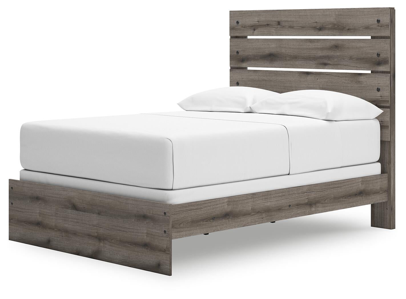 Graystorm  Panel Bed, Dresser, Mirror, Chest And Nightstand