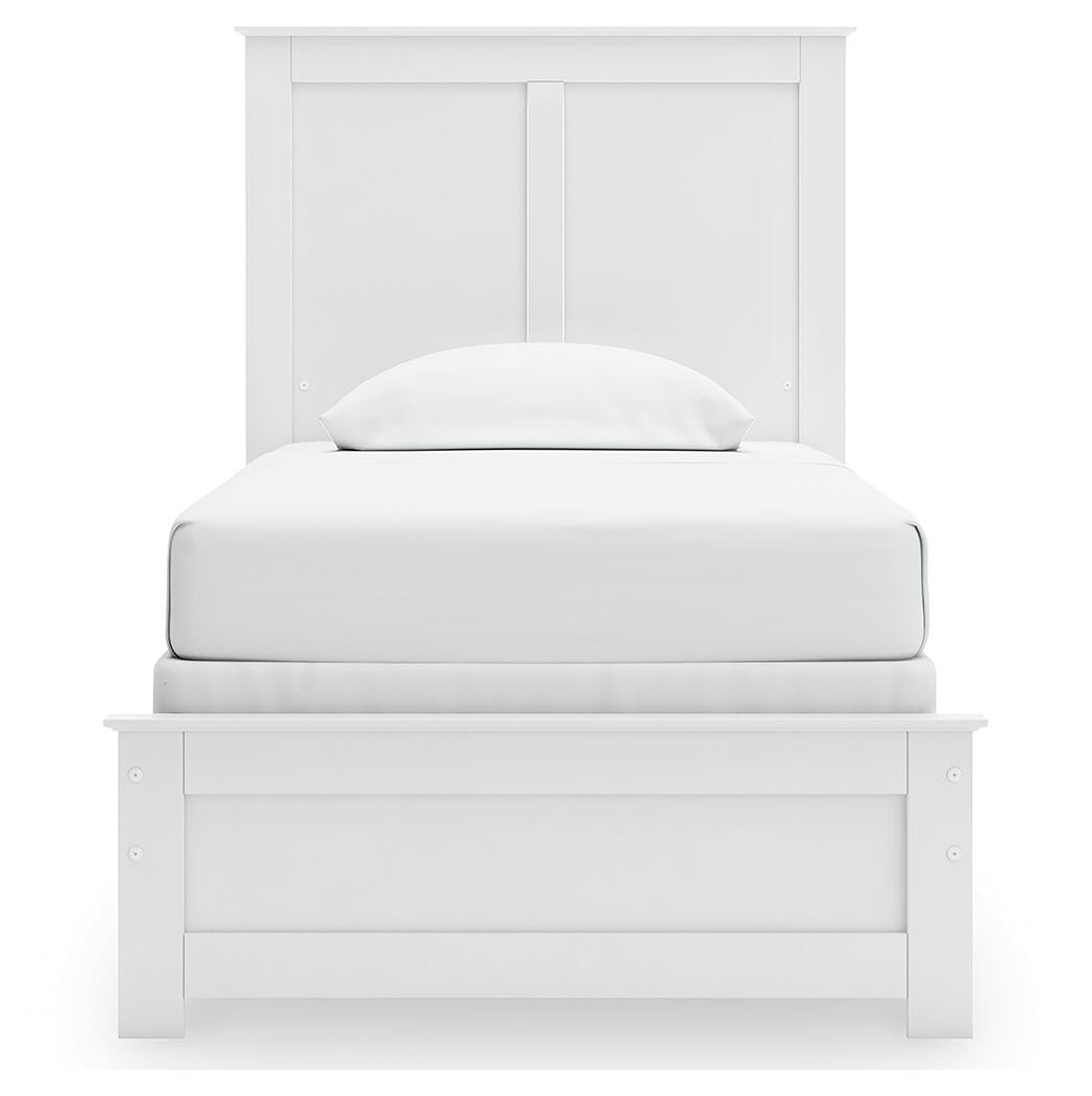 Bostwick Shoals  Panel Bed, Dresser, Mirror And Nightstand