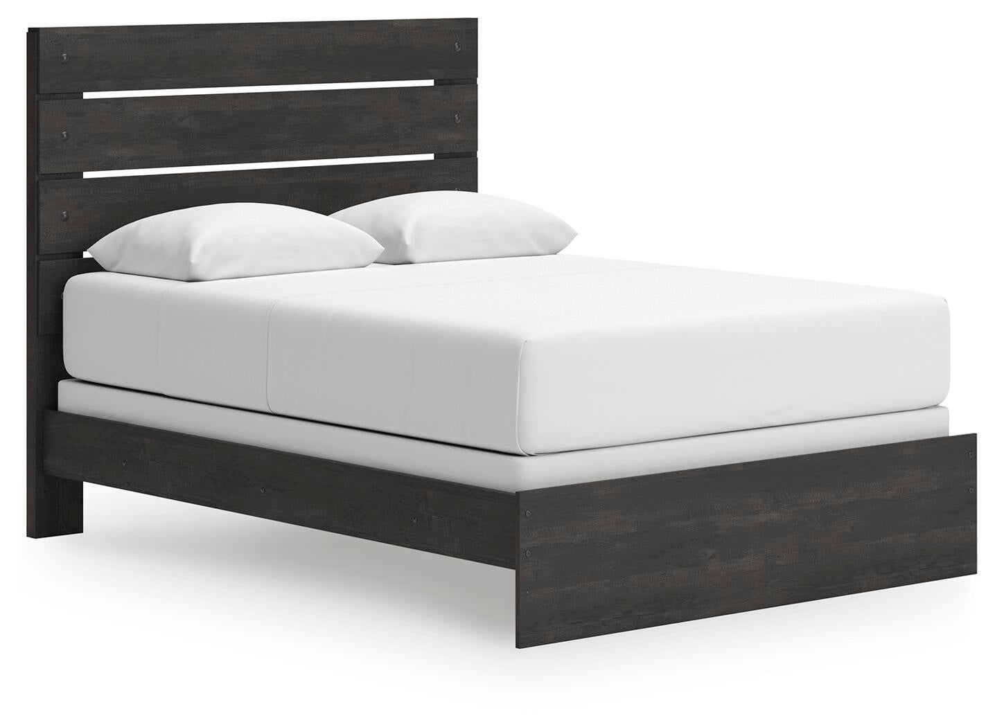 Hollivern  Panel Bed, Dresser, Mirror, Chest And Nightstand