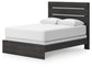 Hollivern  Panel Bed, Dresser, Mirror, Chest And Nightstand