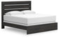 Hollivern  Panel Bed, Dresser, Mirror And Nightstand