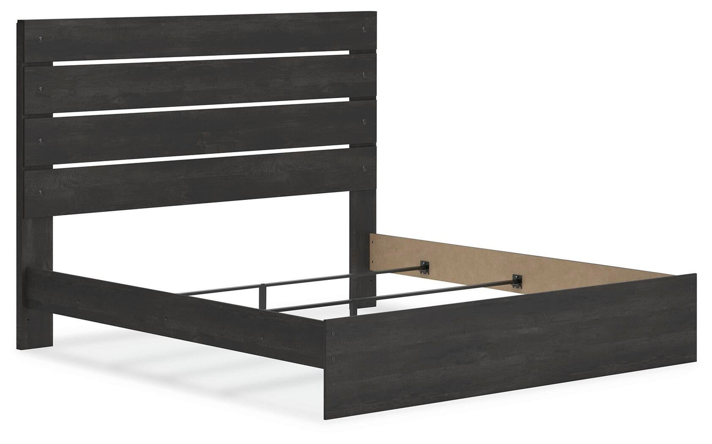 Hollivern  Panel Bed, Dresser, Mirror And Nightstand