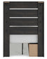 Hollivern  Panel Storage Bed, Dresser And Mirror