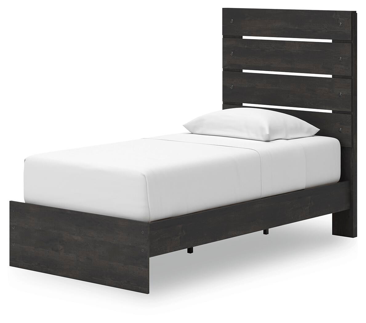 Hollivern  Panel Storage Bed, Dresser And Mirror