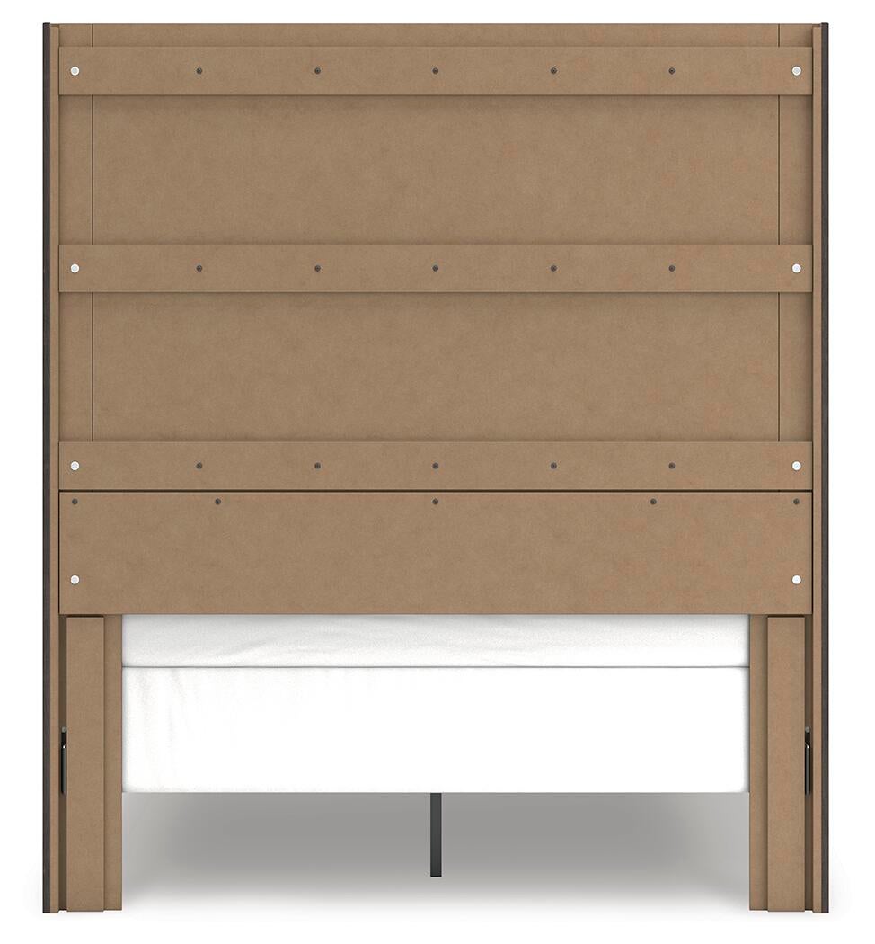Fraluna  Panel Bed, Dresser And Mirror