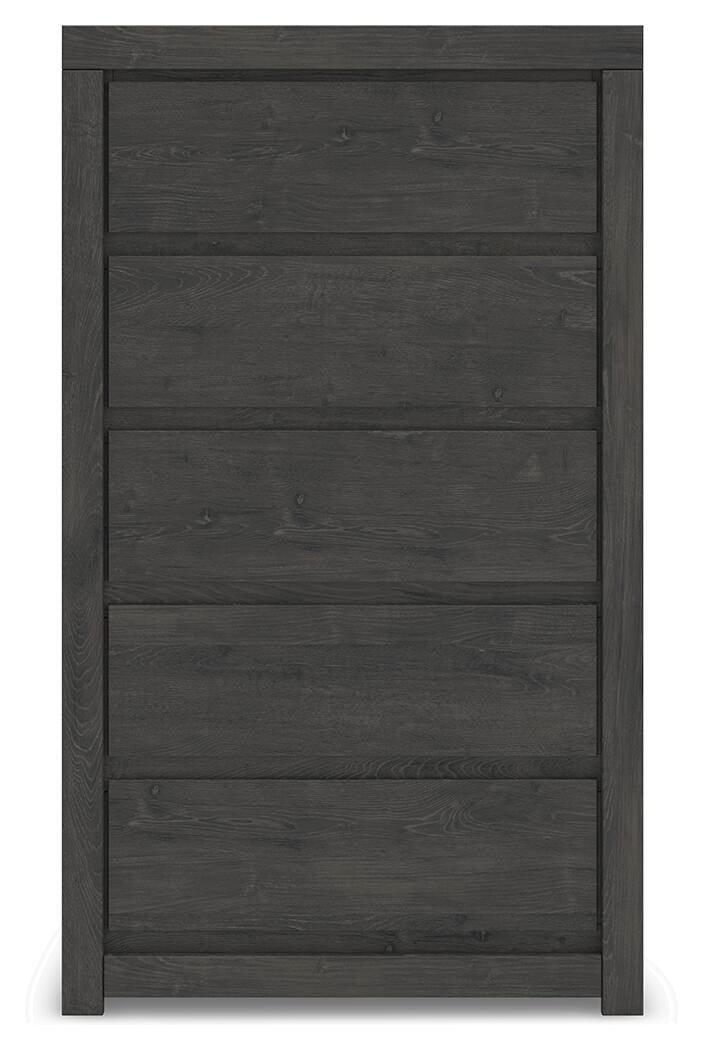 Fraluna  Panel Storage Bed, Dresser, Mirror, Chest And Nightstand
