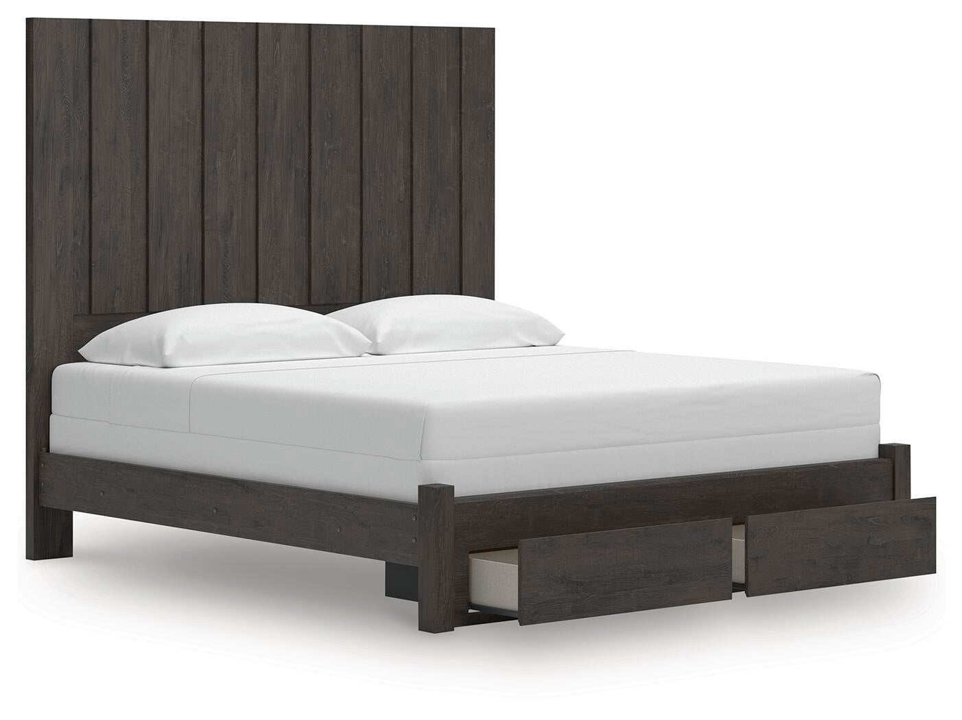 Fraluna  Panel Storage Bed, Dresser, Mirror, Chest And Nightstand