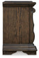 Maylee  Canopy Bed, Dresser, Mirror And Nightstand