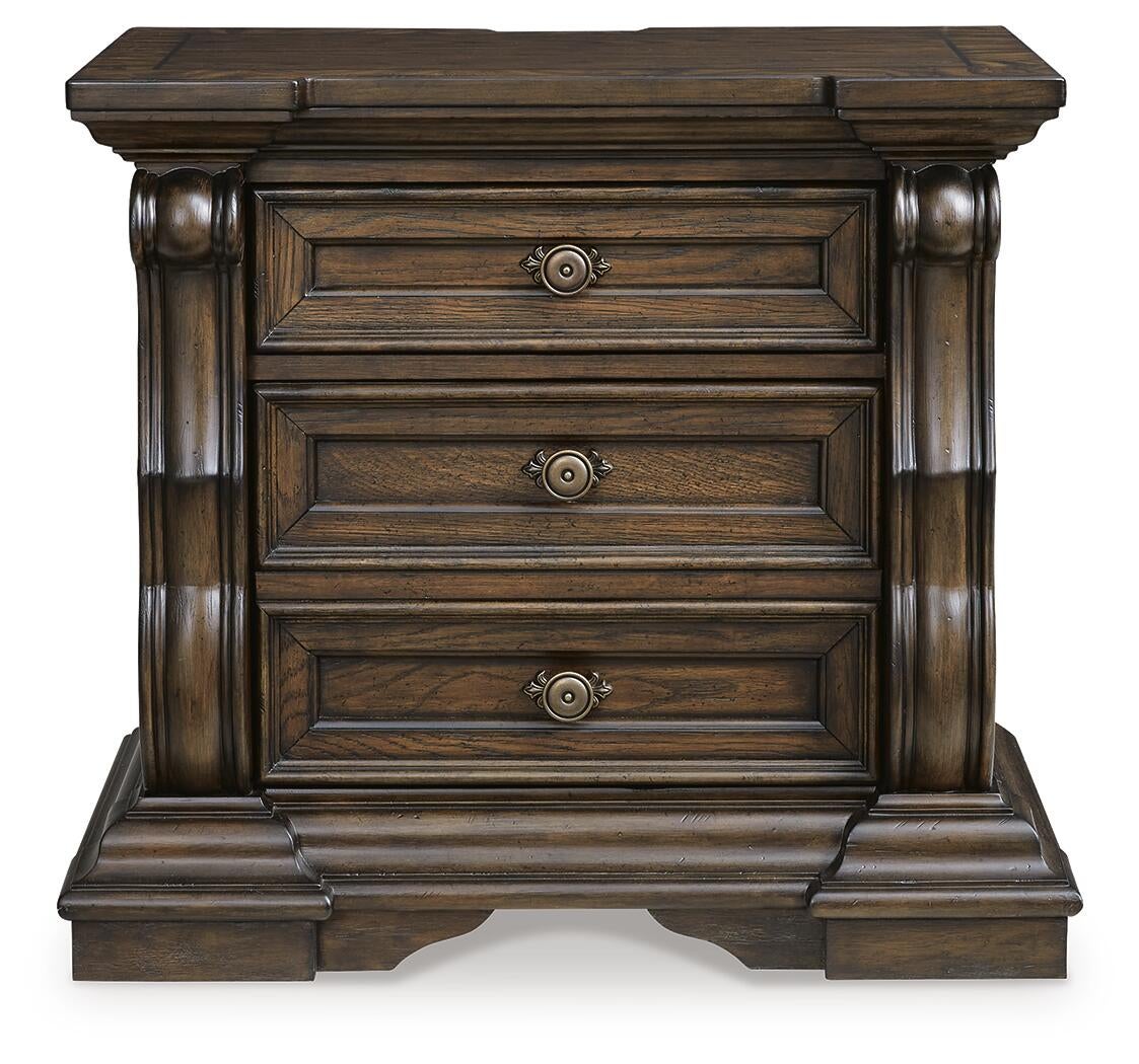 Maylee  Canopy Bed, Dresser, Mirror And Nightstand