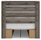 Graystorm  Panel Bed With Storage, Dresser And Mirror