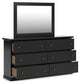 Maribel  Panel Bed, Dresser, Mirror, Chest And Nightstand