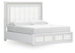 Chalanna  Upholstered Storage Bed, Dresser, Mirror And Nightstand