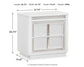 Chalanna  Upholstered Storage Bed, Dresser, Mirror And Nightstand