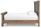 Feddinger  Panel Bed With Mirrored Dresser