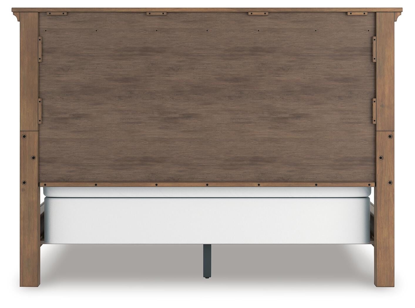 Feddinger California  Panel Bed With Mirrored Dresser