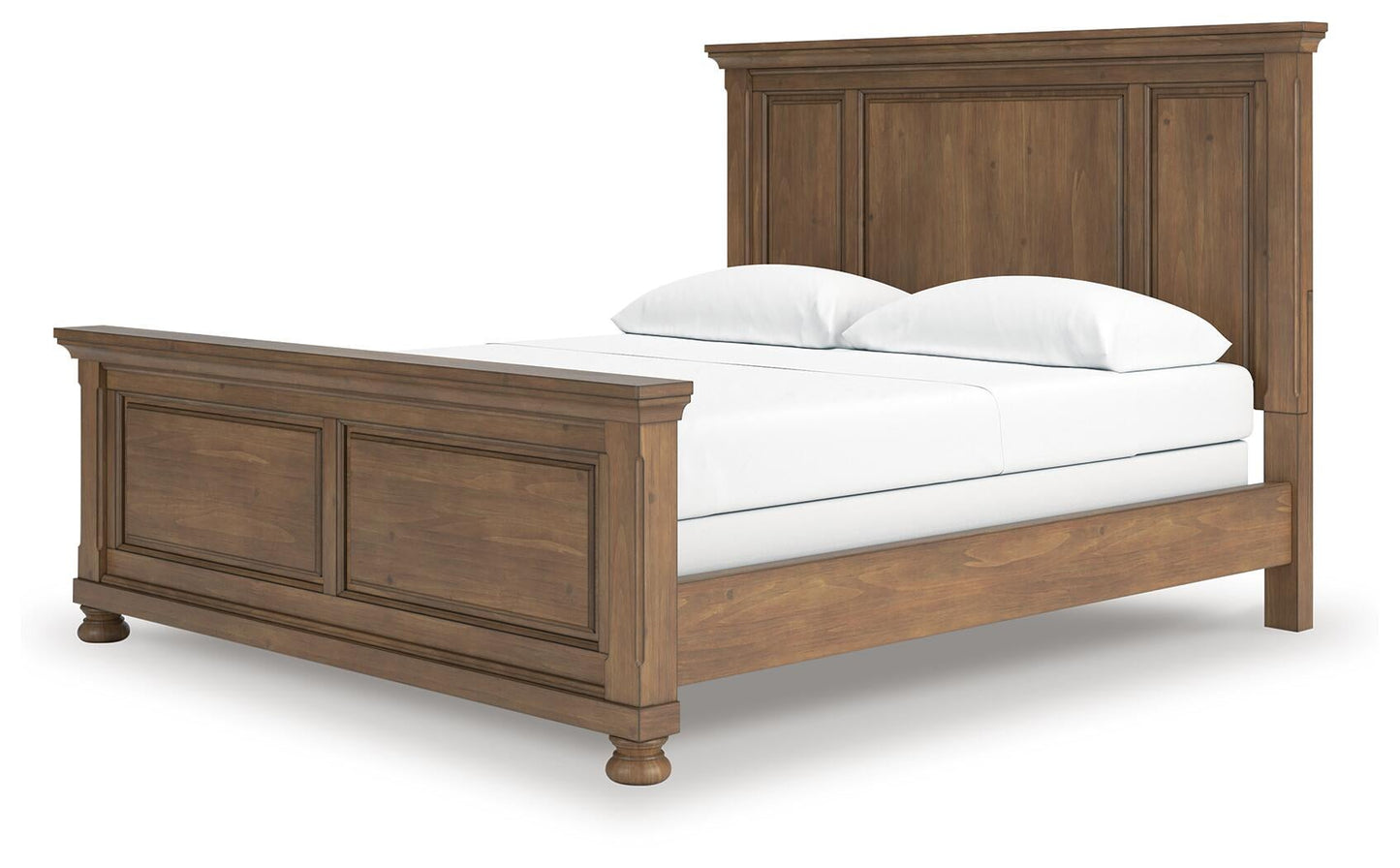 Feddinger California  Panel Bed With Mirrored Dresser